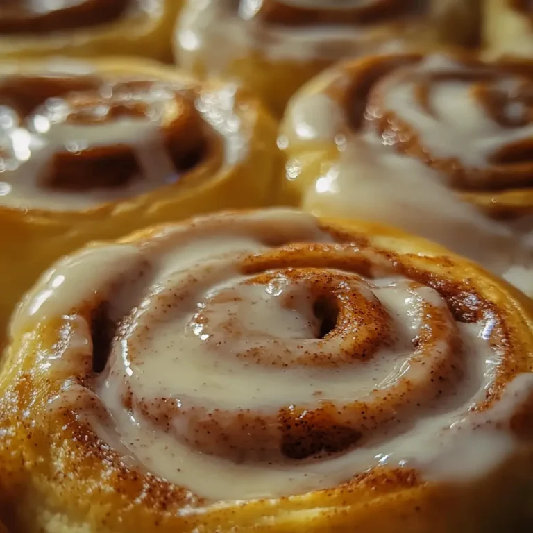 Gooey cinnamon rolls with heavy whipping cream